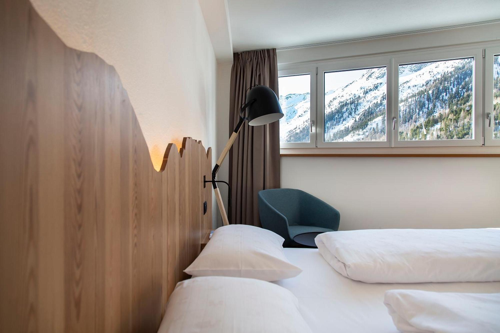Blu Hotel Senales Zirm-Cristal Maso Corto Chambre photo