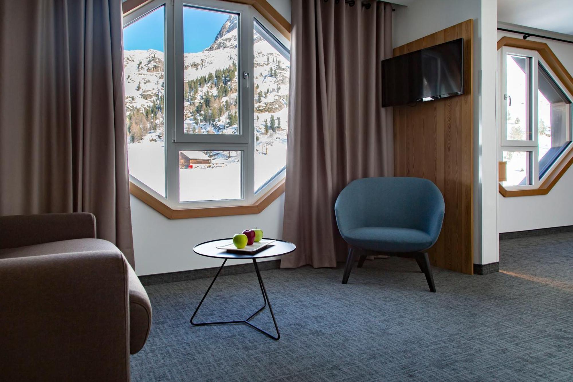Blu Hotel Senales Zirm-Cristal Maso Corto Chambre photo