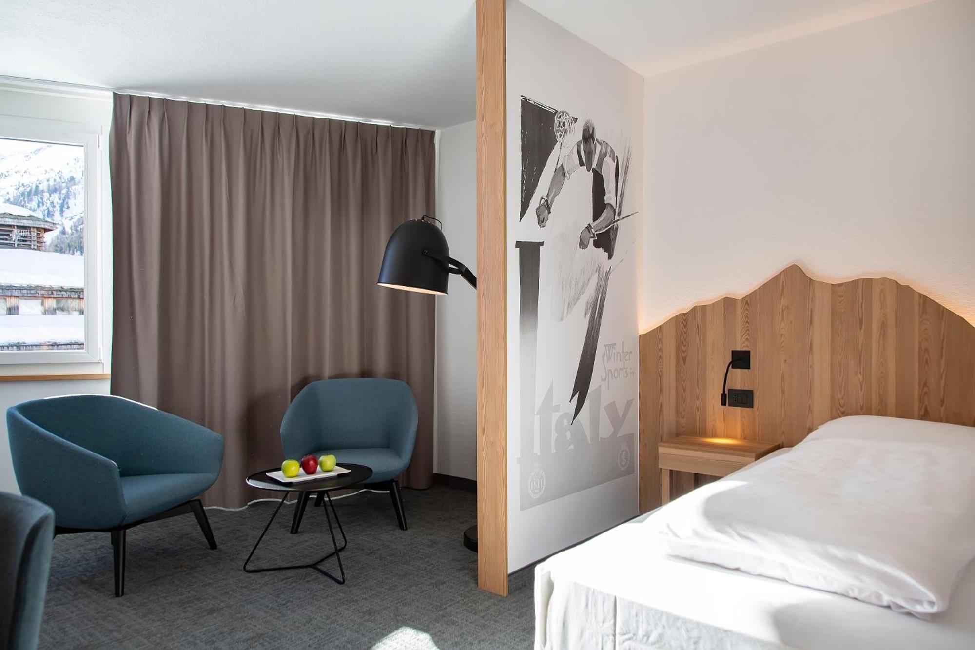 Blu Hotel Senales Zirm-Cristal Maso Corto Chambre photo